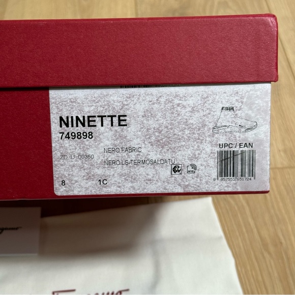 Salvatore Ferragamo Ninette Knit Sock Sneakers Size 8 - Picture 10 of 12